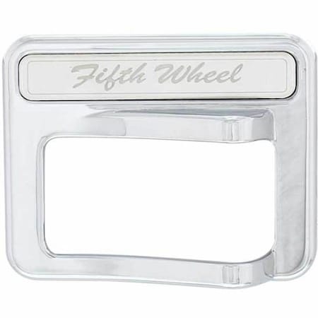 Replacement For Peterbilt 567 Sba Year 2016 Chrome Plastic 5Th Wheel Rocker Switch Cover