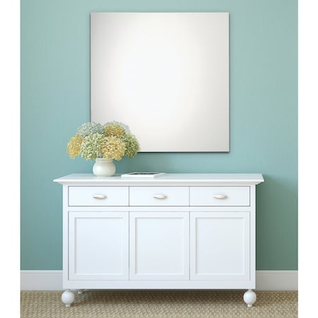 Erias Home Designs Erias Home Design 36'' W.x36'' H. Frameless Polished Edge Wall Mirror 20-1324