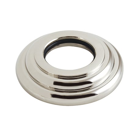 Kingston Brass Round Shower Arm Flange, Polished Nickel K158F6