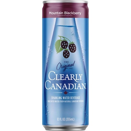 Clearly Canadian Black Berry Sparkling Spring Water 12 fl. oz. 1 pk 355B-US-104P
