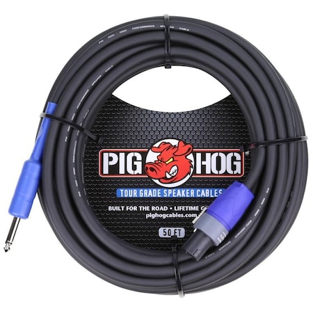Pig Hog 10FT SPEAKER CABLE, SPEAKON TO 1/4'' PHSC10S14