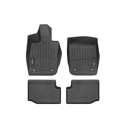 Weathertech Black, Front and Rear Floorliners 441633-1-2