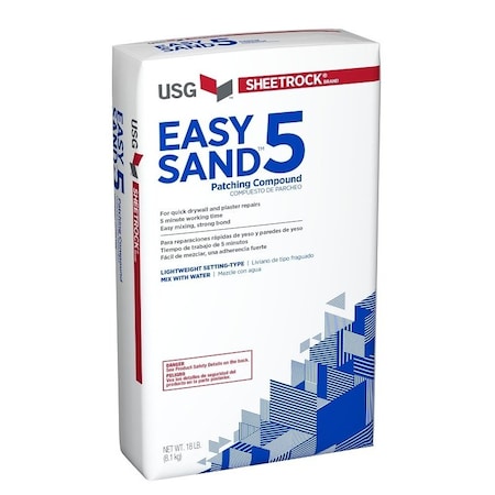 Usg USG Easy End 384150-060 Joint Compound, Powder, 18 lb Bag 384150-060