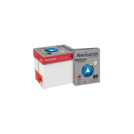 Navigator Platinum Superior Productivity Multipurpose Paper - Silky Touch - White - 99 Brightness - 93%, 5PK NPL11205R
