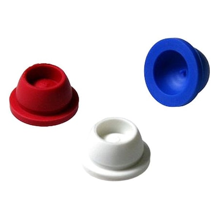 Globe Scientific Lab Bottle Caps, Green, 13 mm Dia, PK1000 113150G