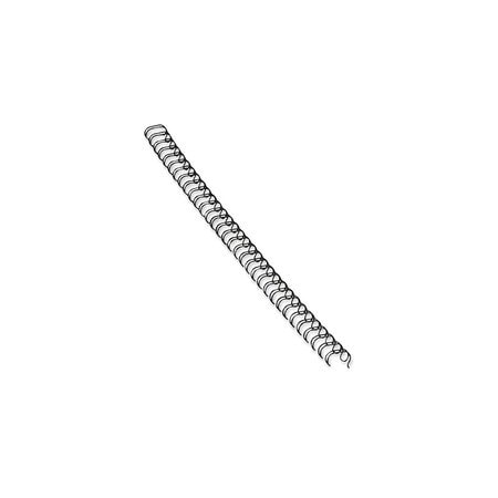 Fellowes Wire Bindings for 11 x 8.5 Documents, 32 Rings, 0.31" (50-Sheet) Capacity, Black, 25PK FEL5255201