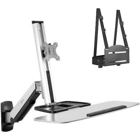 Mount-It Wall Mntd Sit-Stand Single Mon MI7905