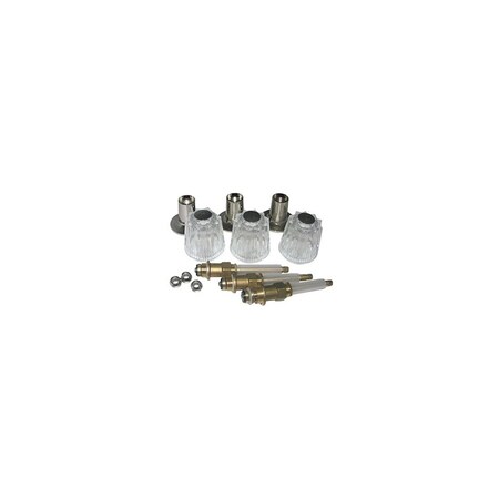 Larsen Supply Co. Price Pfister Windsor Trim Set, 3-Valve 2759409