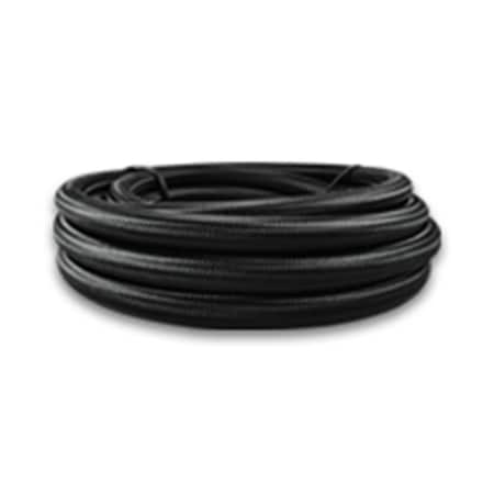 Vibrant 50 ft. Roll -12 AN Hose 0.68 in. Inlet Nylon Braided Flex - Black 12002