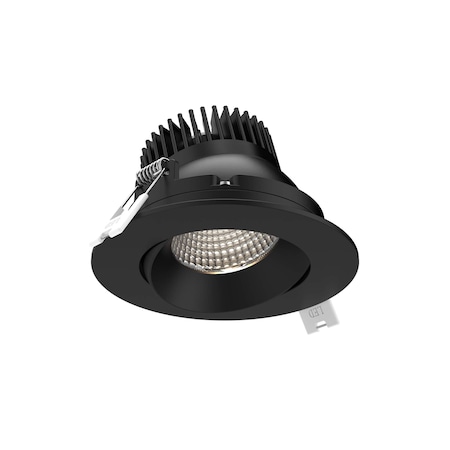 Dals Revolve 3.5 Inch Regressed Gimbal Downlight, Black GBR35-CC-BK
