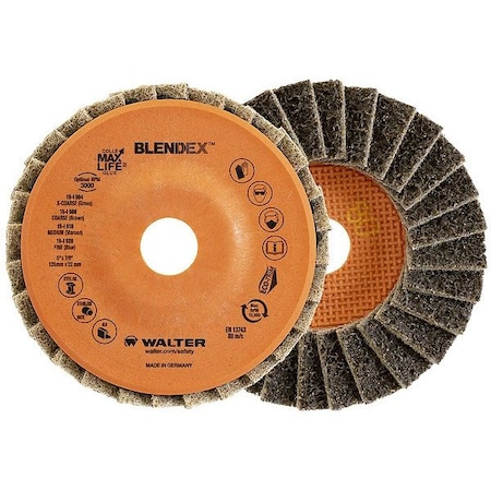Walter Flap Wheels, 3" dia., PK10 15E162