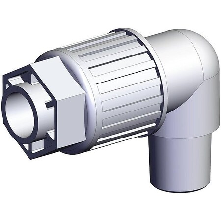 Smc High Purity Tube Fitting, Adapter, PFA LQ3L4B-MN