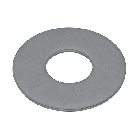 Zoro Select Flat Washer, For Screw Size 3/4 in , PVC Not Applicable Finish, 10 PK WASB34RPVC