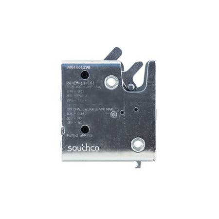 Southco Electronic Rotary Push-to-Close Latch, Delayed Relock, With Latch Status Switch Only R4-EM-R23-161