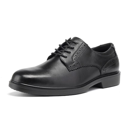 Handpoint Classic Black 4 in Oxford Work Shoes-Mens Full Grain Leather Dress Safety Shoes, KEVLAR , 10 RV2102-EE-10