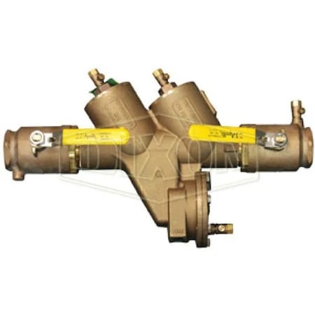 Dixon Backflow Preventer, 2 in, FNPT, Brass Body BFP200