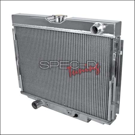 Powerhouse 24 in. Left Side 67-70 Ford Mustang Aluminum 3-Row Cooling Radiator PO1413249