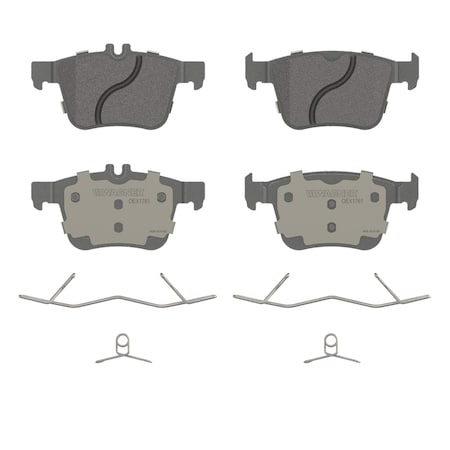 Wagner Brake OEX Rear Disc Brake Pad Set Premium Ceramic,  OEX1761