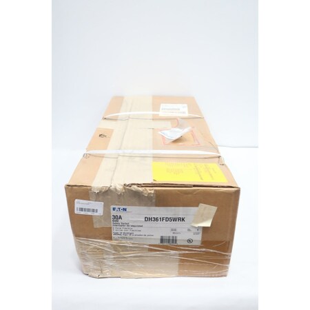 Eaton FUSIBLE DISCONNECT SWITCH 30A AMP 600V-AC 3P DH361FD5WRK