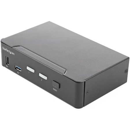 Startech.Com 2 Port HDMI KVM Switch 4K 60Hz w/USB Hub SV231HU34K6