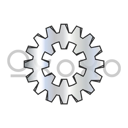 Oxoxo 5/16 External Internal Combination Tooth Lock Washer Zinc, 7500PK 229603