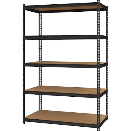 Iron Horse Boltless Shelving Unit, 5 Shelves, Steel, 24 in D x 48 in W x 72 in H 20994