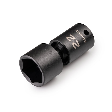 Tekton 3/8 in Drive Impact Universal Joint Socket 22 mm, Metric SID18122