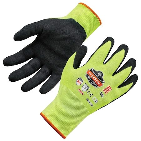 Ergodyne Coated Glove, Nitrile, S 144 PK 7021-CASE
