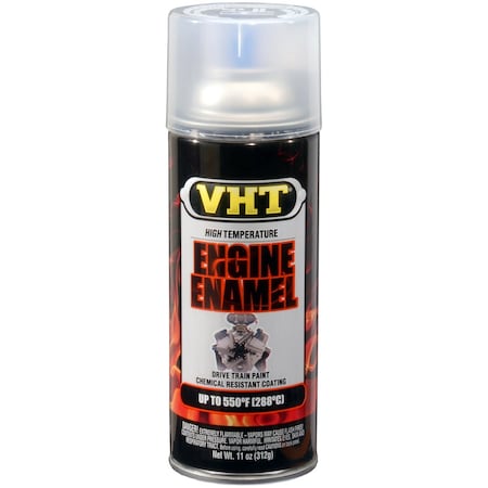Vht Engine Paint VHT Heat Resistant to 550 Degrees Fahrenheit; Gloss Clear; 11 Oz Aerosol Spray Can SP145