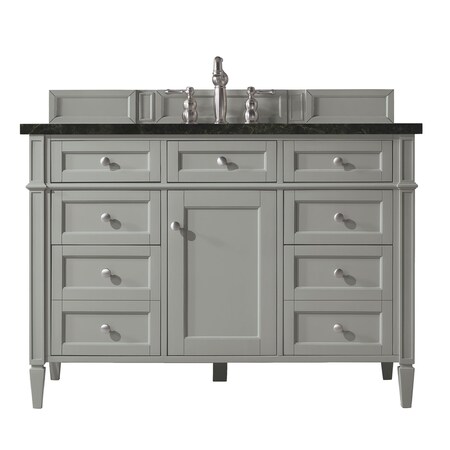 James Martin Vanities Brittany 48" Single Vanity, Urban Gray, w/ 3 CM Phantome Eclos Top 650-V48-UGR-3PHT