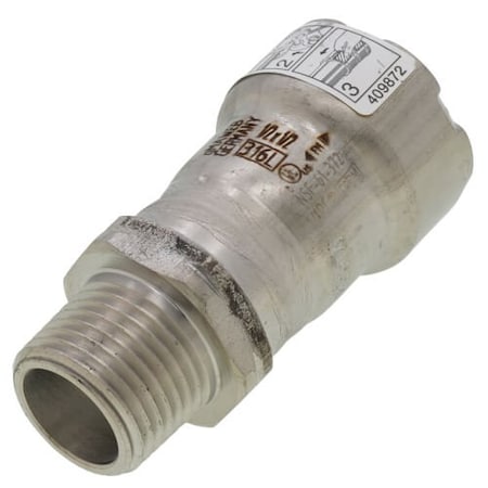 Viega MegaPress adapter P 0.5 MPT 0.5 304 stainless steel 95230