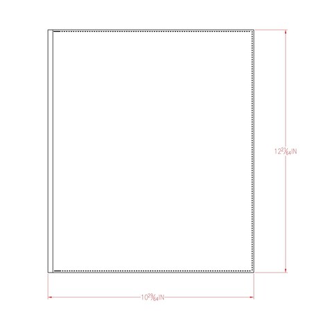 C-Line Products 12-1/4 X 10-1/2 X-Ray Jackets with Antimicrobial Protection, 25/BX 56237