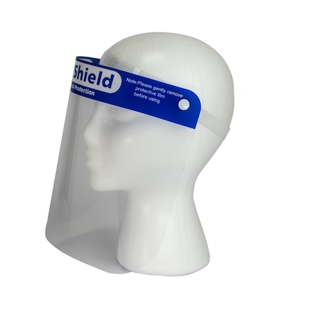 C-Line Products 8.67" x 13" Clear Protective Face Shield, 1/EA, 100EA/CT 19020-CT