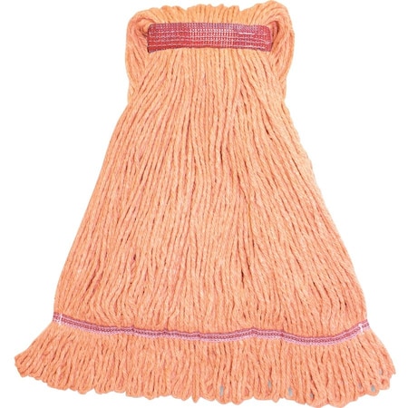Genuine Joe Large Narrow Mop Head, Orange, PK12, GJOLOR1BCT GJOLOR1BCT