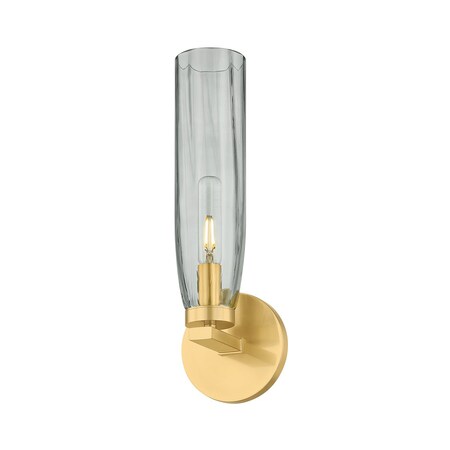 Hudson Valley Lighting Harpswell 1 Light Bath and Vanity in Aged Brass 6831-AGB