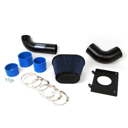 Bbk Performance Cold Air Intake Kit with Fender Well Style for 1986-1993 Mustang 5.0 - Blackout 15575