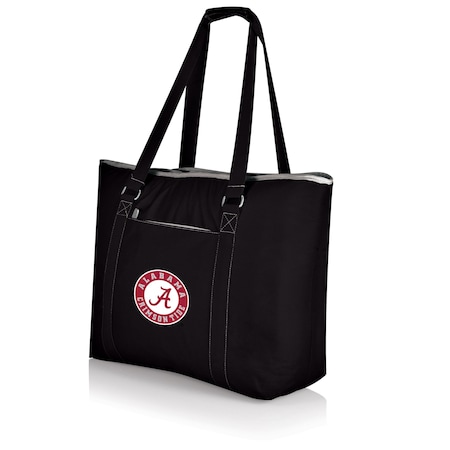 Picnic Time Family Of Brands NCAA Alabama Crimson Tide Tahoe XL Tote Cooler Bag - Soft Cooler Bag - Picnic Cooler, Black 598-00-175-004-0