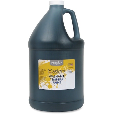 Handy Art Little Masters® Washable Tempera Paint, Black, Gallon 214-755