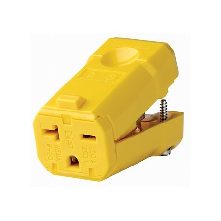 Leviton Industrial Grade Connector 20 Amp, 250 Volt 5459-VY