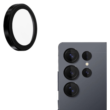 Gadget Guard Camera Lens Protector For Samsung Galaxy S25 Ultra, Black GGACXXC208SS17A