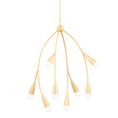Mitzi Eny Lee Parker X Elsa 8 Light Chandelier 17.5 In. Gold Leaf H689708-GL