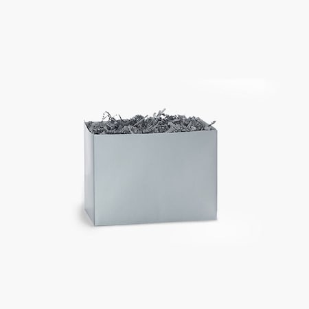 Nashville Wraps Metallic Silver Basket Box, Small 6.75x4x5, 6PK SILS