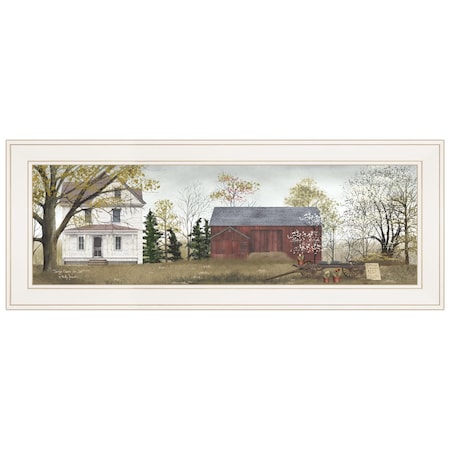 Homeroots Spring Flowers for Sale 2 White Framed Print Wall Art 406358