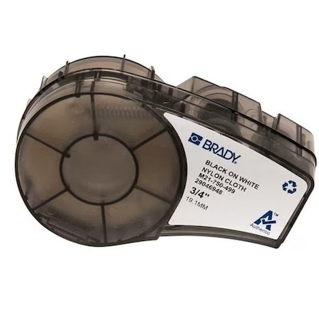 Brady Aggressive Adhesive Multi-Purpose Nylon Labels for Brady M210 and M211, 0.75in M21-750-499