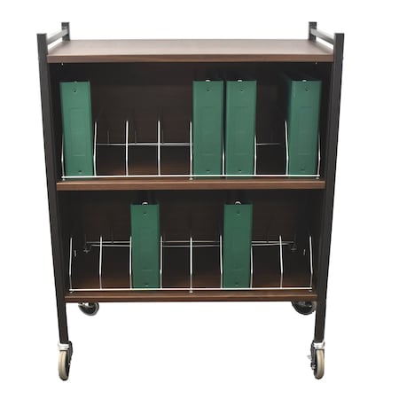 Omnimed Closed Chart Rack Holds X-Large Binders, 16 Binder Capacity 261516-WG