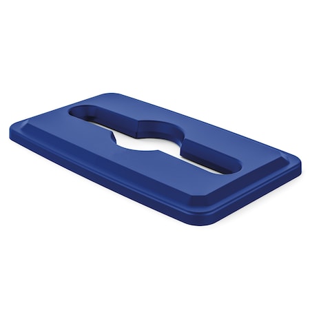 Suncast Commercial PAPER RECYCLING LID for 23 GALLON SLIM TRASH CAN, BLUE TCNLID03BLD