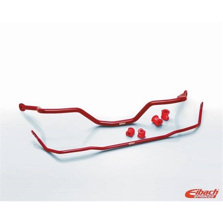 Superjock 5530.32 Springs Anti-Roll Sway Bar Front & Rear Steel Red Powder Coat - Mazda Miata 1999-2005 SU3623826