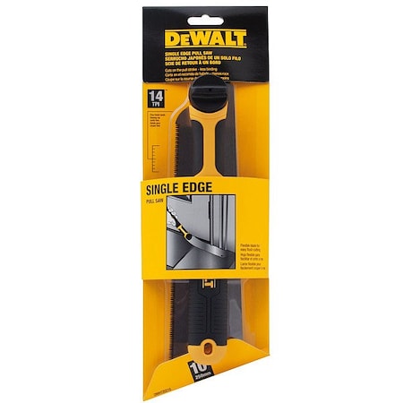 Dewalt Pull Saw, Single Edge, Flush Cut, 10 in DWHT20215