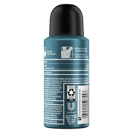 Degree Men Ultraclear Fresh Antiperspirant Deodorant Dry Spray, 2.5 Fluid Ounce Aerosol, 12PK 69642379