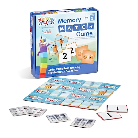 Hand2Mind Numberblocks Memory Match Game 95399